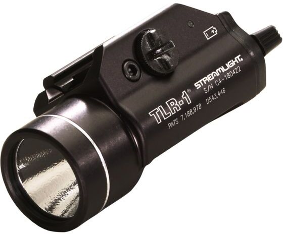 Streamlight TLR-1 C4 LED Rail-Mounted Weapon Flashlight w/ Keys, Black, 69110