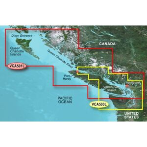Garmin BlueChart g2 Vision - Vancouver Island - Hecate Strait JUL 08 (CA501L) SD Card 010-C0701-00