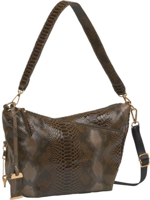 Bulldog Cases & Vaults Convertible Hobo/Crossbody Style Purse w/Holster, Snake, BDP074