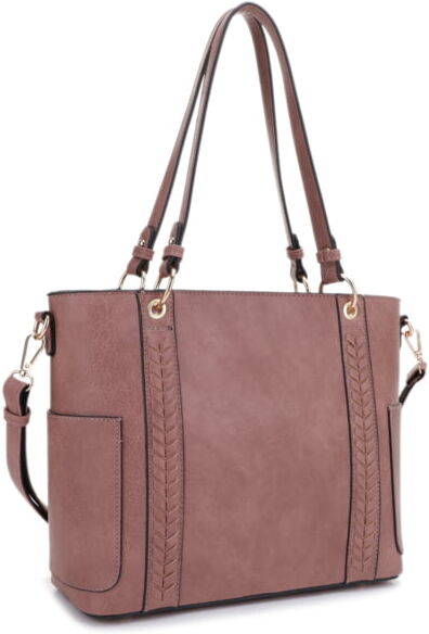 Jessie & James Austin Concealed Carry Tote Bag CCW Handbag, Mauve, DMC31312 MV