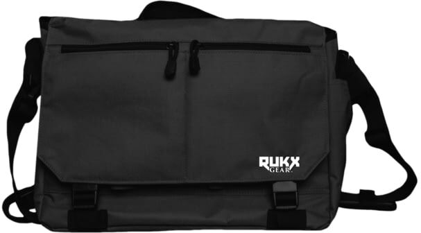 RUKX Gear Discrete Business Bag w/ Concealed Pistol Pocket, Black, ATICTBBB