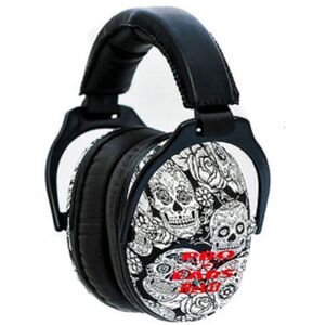 Pro Ears ReVo NPR 26 Passive Hearing Protection Earmuffs, Skulls, PE-26-U-Y-006