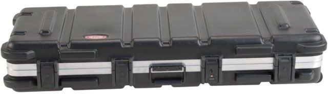 SKB Cases 61-Note Vacuum-formed Keyboard Case w/Wheels TSA Locking trigger latch, Black, 42.75in x 15in x 5in, 1SKB-4214W