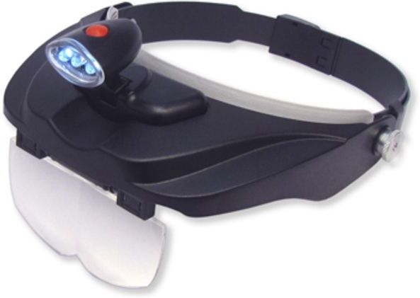 Photos - Magnifier Carson MagniVisorDeluxe Hands-Free  Loupe, Black CP-60 