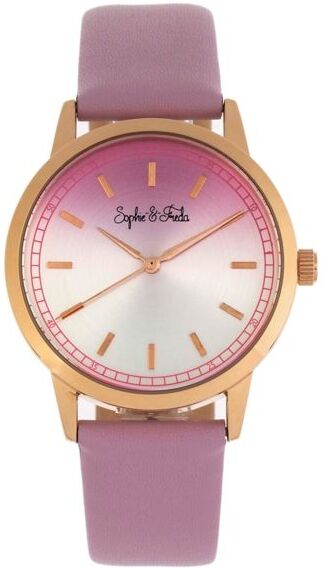 Sophie And Freda San Diego Leather Band Watches - Women's, Pink, One Size, SAFSF5106