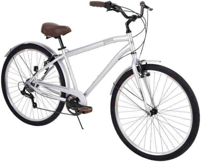 Photos - Bike Huffy Sienna Comfort  - Men's, Silver, 27.5 in, 26760 