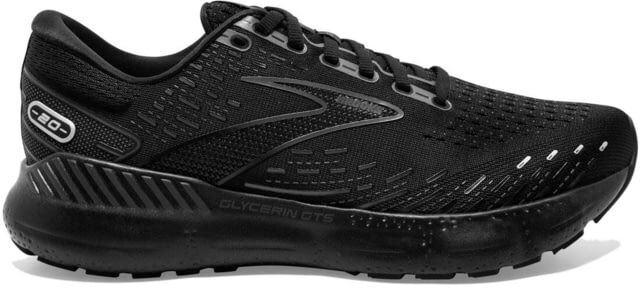 Brooks Glycerin GTS 20 Running Shoes - Women's, Wide, Black/Black/Ebony, 7.0, 1203701D020.070