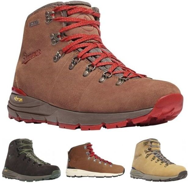 Danner Mountain 600 4.5in Hiking Shoes - Men's, Brown/Red, 10.5 US, Wide, 62241-EE-10.5