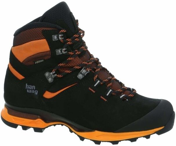 Hanwag Tatra Light GTX Backpacking Boots - Men's, Black/Orange, Medium, 10 US, H202500-12023-10