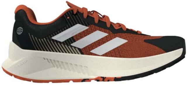Adidas Terrex Soulstride Flow Trail Running Shoes - Men's, Black/Crystal White/Impact Orange, 10,5US, HP5564-10-5
