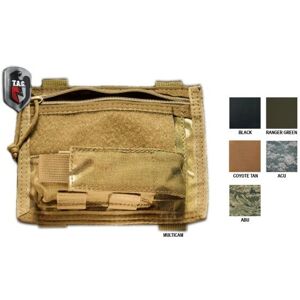 Tactical Assault Gear MOLLE Admin Rampage Pouch, Ranger Green, Zip Closure 812328