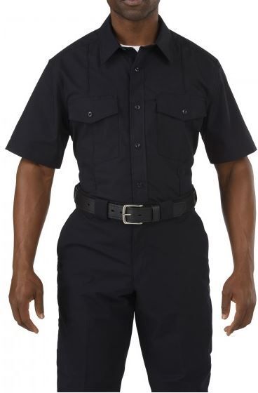 5.11 Tactical Stryke PDU Class B S/S Shirt - Mens, Midnight Nvy, 2XLR, 71038-750-2XL-R