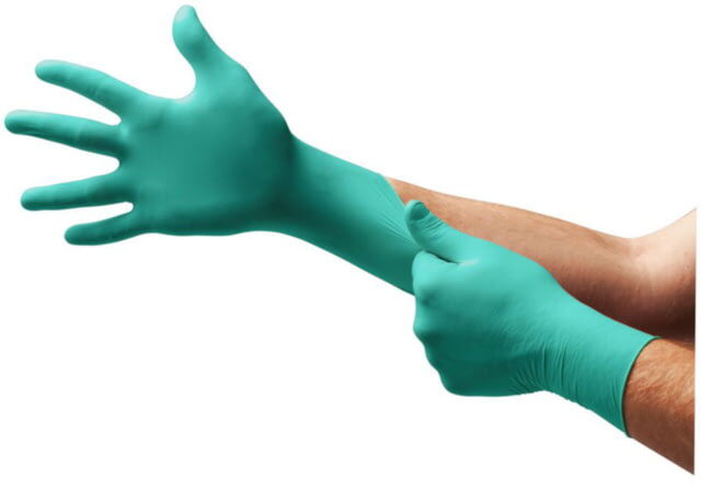 Ansell Healthcare TouchNTuff 92-500 Nitrile Gloves, Powdered, Ansell 585189, Case, 32890-711-CS