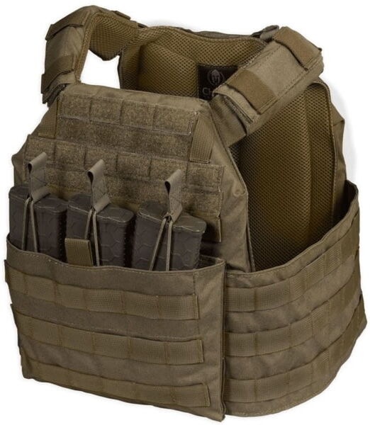 Chase Tactical Modular Enhanced Armor Carrier MEAC XL, Accepts 11X14 Plate, Ranger Green, CT-10MEAC-RG-XL