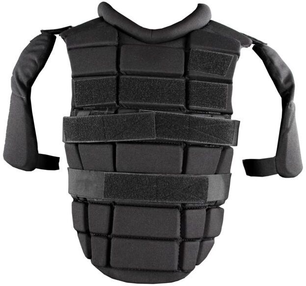 Damascus Protective Gear Damascus DCP2000 Upper Body and Shoulder Protector, Extended, Large, Black DCP2000LG