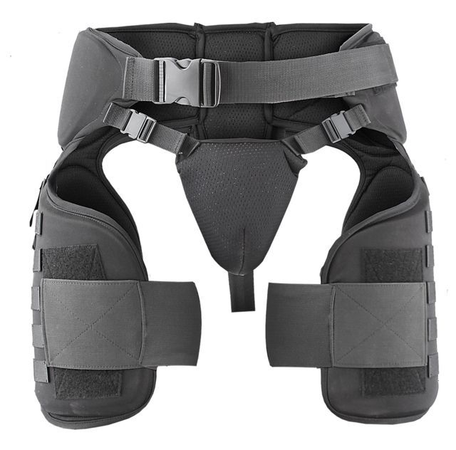 Damascus Protective Gear TG40 IMPERIAL Thigh / Groin Protector with Molle System, Black, 1-size fits all TG40