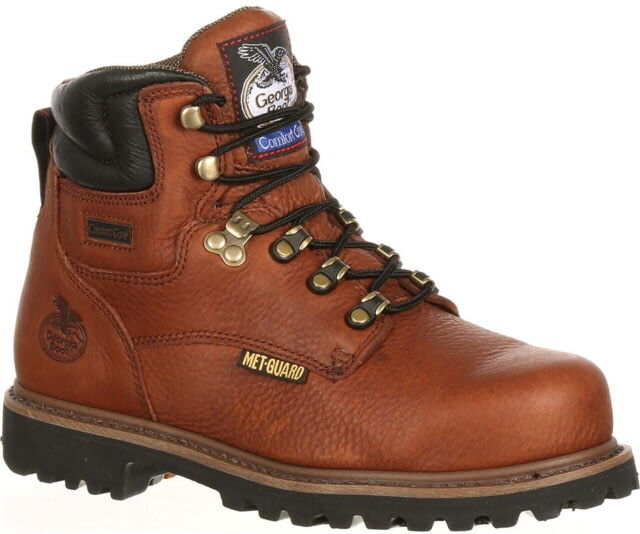 Georgia Boot Hammer Internal Metatarsal Steel Toe 6in Work Boot - Men's, Wide, Briar Brown, 11, G6315-110W