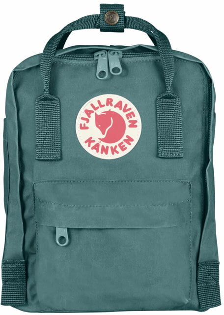 Fjallraven Kanken Mini Backpack, Frost Green, One Size, F23561-664-One Size