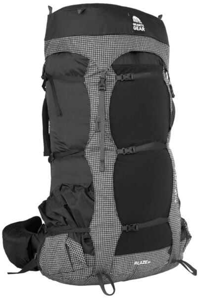 Granite Gear Blaze 60 Backpack - Men's, Black/Black Gingham, Short, 5000025-0001