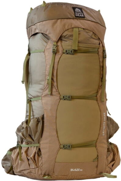 Granite Gear Blaze 60 Backpack - Men's, Clay/Brown Gingham/Walleye, Short, 5000025-7007