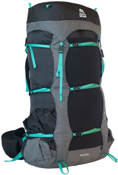 Granite Gear Blaze 60 Backpack - Women's, Black/Black Gingham/Teal, Short, 5000028-0014