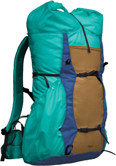 Granite Gear Virga3 Backpack, Short, Roller Teal/Purblue, 55L, 50022-4034