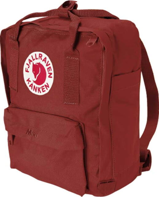 Fjallraven Kanken Mini Backpack, Ox Red, One Size, F23561-326-One Size