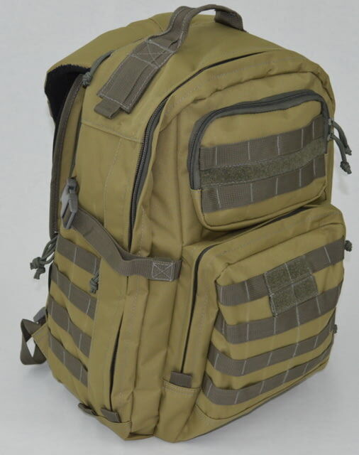 Yukon Outfitters Tactical Alpha Backpack, 21x12.5x10.5in, Coyote/Foliage, MG-5033TT