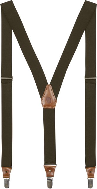 Fjallraven Singi Clip Suspenders, Dark Olive, One Size, F77355-633-1 Size