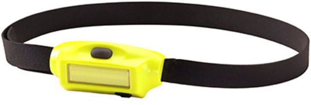 Streamlight Bandit - includes elastic headstrap, rubber hard hat strap, 3M Dual Lock and USB cord -Box, Yellow, 61703