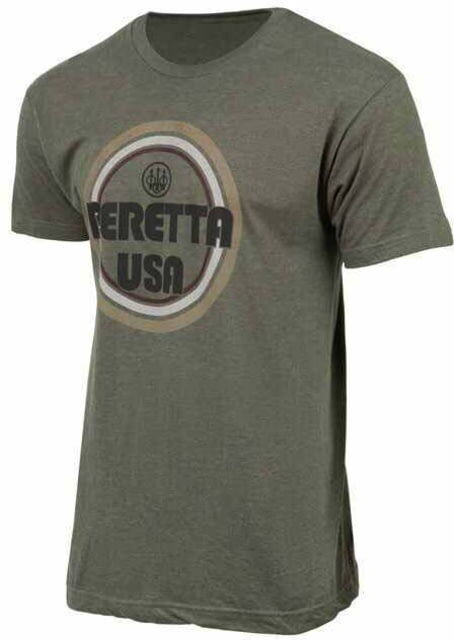 Beretta Retro Busa Logo T-Shirt - Men's, Military Green, Large, TS731T1890078KL