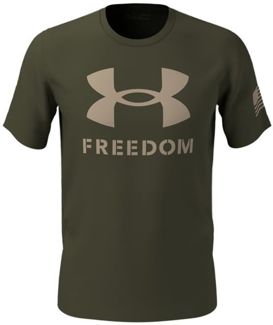 Under Armour Freedom Logo T-Shirt - Men's, Marine OD Green, Large, 1370811390LG