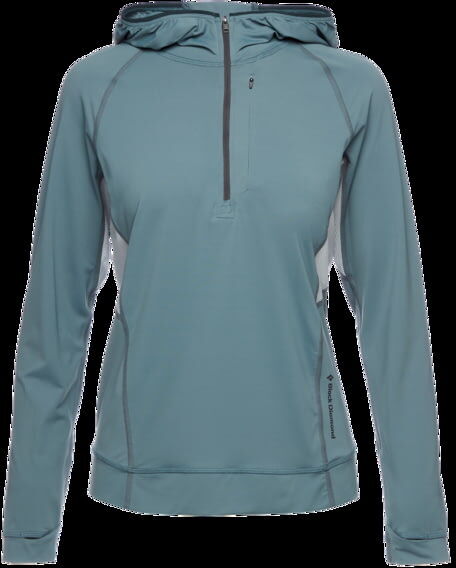 Black Diamond Alpenglow Pro Hoody - Women's, Storm Blue, Medium, AP7520854030MED1