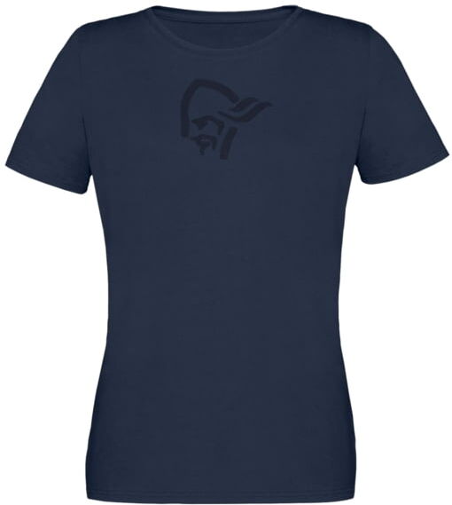 Norrona /29 Cotton Viking T-Shirt - Womens, Indigo Night/Sky Captain, Large, 7042698457530