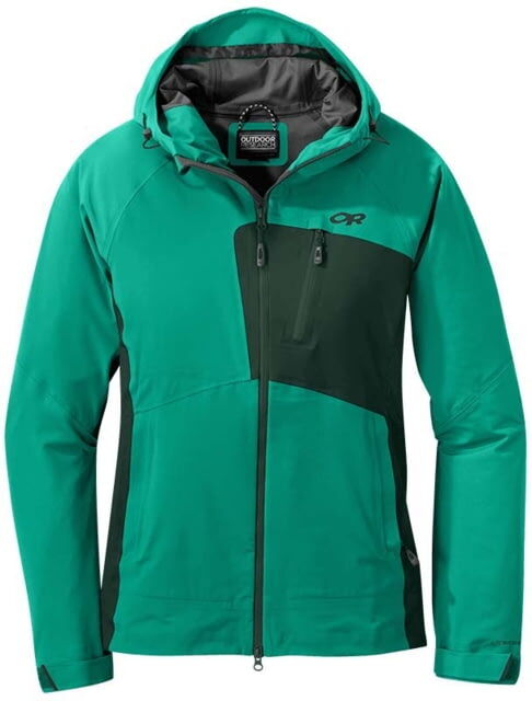 Outdoor Research Skyward II Jacket - Women's, Jade/Fir, Extra Small, 2680941896005