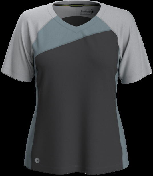 Smartwool Ultralite Mountain Bike Short Sleeve Tee - Women's, Charcoal Heather, Large, SW0165900101-L