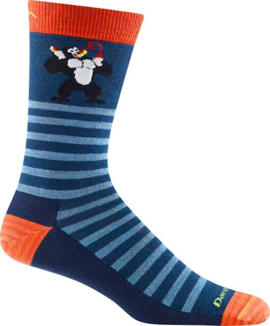 Darn Tough Animal Haus Crew Lightweight Socks - Mens, Deep Water, Medium, 6066-DEEP-WATER-M-DARN