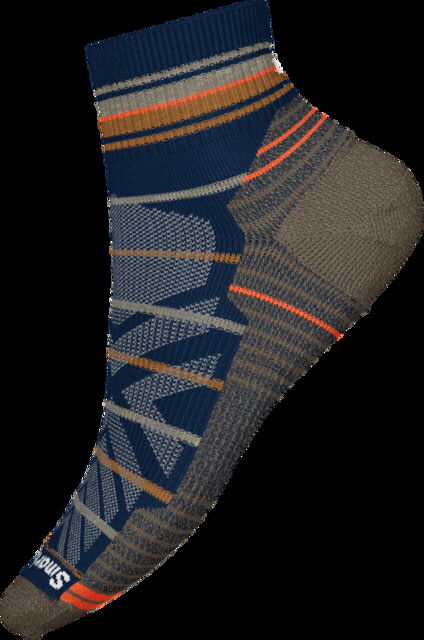 Smartwool Hike Light Cushion Pattern Ankle Socks, Deep Navy, Medium, SW0016120921-M