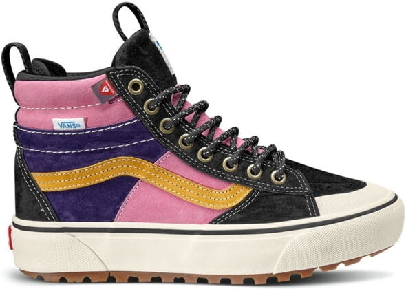 Vans Sk8-HI MTE - 2 Shoes, Black/Sugar Plum, 7.5, VN0A5HZZ6K6-7.5