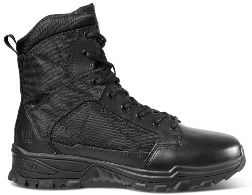 5.11 Tactical Fast Tac 6in Boot, 7.5 US, Regular, Black, 12380-019-7.5-R