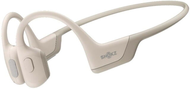 Shokz Openrun Pro Premium Bone Conduction Open-Ear Sport Headphones, Biege, S810-ST-BG-US