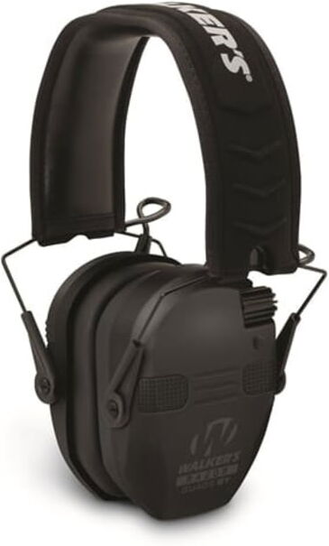 Walkers Razor Slim Electronic Quad Bluetooth Ear Muffs, 23 dB NRR, Black, GWP-RSEQM-BT