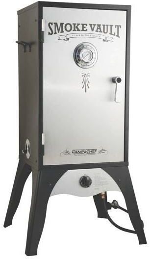 Camp Chef Camp Chef Smoke Vault Food Smoker, Silver/Black, 18in, SMV18S