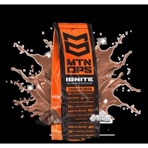 MTN OPS Hot Ignite Supercharged Energy Drink, 30 Servings, Charged Cocoa, 1040-HC