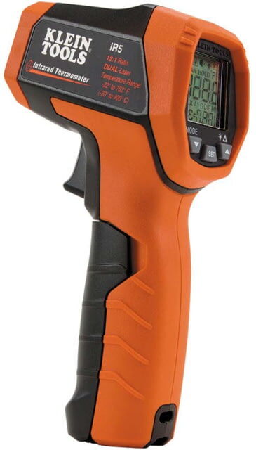 Klein Tools Dual-Laser Infrared Thermometer IR5, IR5