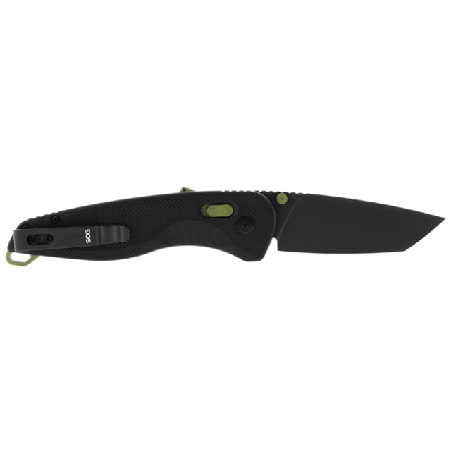SOG Specialty Knives & Tools Aegis FX Fixed Blade Knives, Black/Moss Green, SOG-17-41-04-41