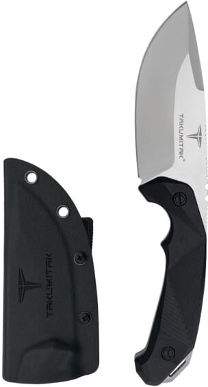 Takumitak Companion Fixed Blade Knife, 4in, D2, Drop Point, G10 Handle, Silver, TKF212SL