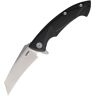 Kubey Hawkbill Linerlock Folding Knife, 3.5 satin finish D2 tool steel blade, Black G10 handle, KU212A