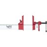 Shop Fox 24 in. Aluminum Bar Clamp, Long Jaws, 2-5/16 in. Throat Depth D2527