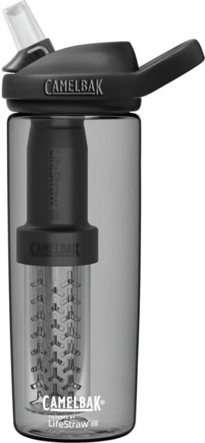 CamelBak eddy+ 20oz Bottle, filtered by LifeStraw, Charcoal, 2553001060